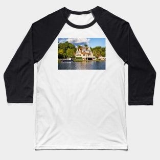 An Edwardian House By The Thames Baseball T-Shirt